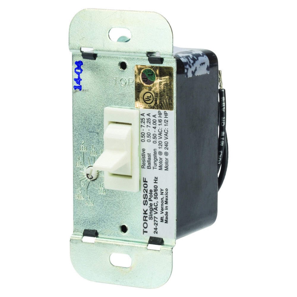 TORK SS20F Countdown Timer, White, 24/277V AC 4JNK3