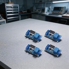 DC 6V-30V For Time Relay Module 4 pcs with Reverse Polarity Protection