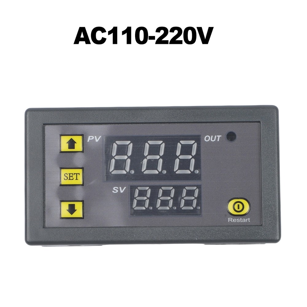 220 Volt Digital Cycle For Timer Relay with Delay Function and Dual LED Display