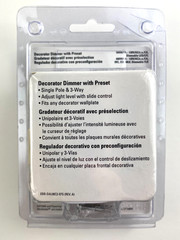 Eaton DAL06P-C2-K-L Decorator Dimmer with Preset Single Pole & 3-way White & Tan