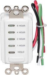 Electronic Countdown Timer for Whole House Fans – EI220W-1-1/2/4/8 Hour with Hol