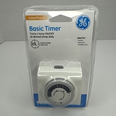 GE Basic Timer 24-Hour Programmable Indoor plug-in 15119