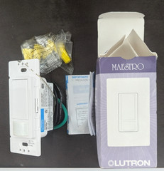 Lutron Maestro Occupancy Sensor Light Switch MS-OPS2-WH