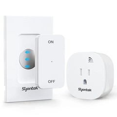 Wireless Wall Switch Remote Control Outlet Kit, 15A/1875W Heavy Duty Electric…
