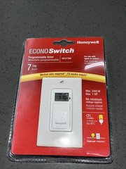 HONEYWELL EconoSwitch RPLS730B NEW 7-Day Programmable Light Swich Timer, NIB