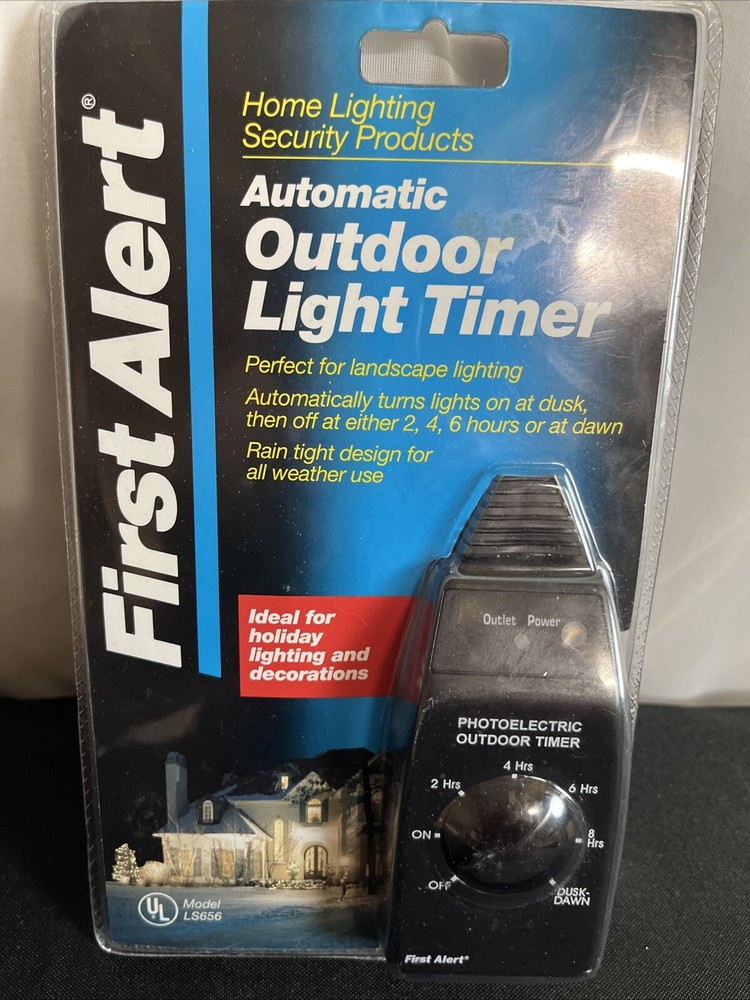 First Alert Home Lighting Automatic Outdoor Light Timer New Model L5656