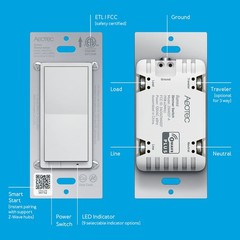 Zwave Light dimmer Switch: Aeotec Wall Dimmer Switch, 3 Way, Repeater, On Off