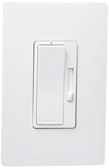 Legrand RH453PWPW 450W Rocker Dimmer, Single Pole/3-Way, White, Wall Plate