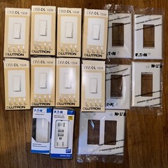 Lot of 7 New SWITCH DVCL-153P-LA DIVA Dimmable CFL/LED Dimmer 150 Watt LIGHT ALM