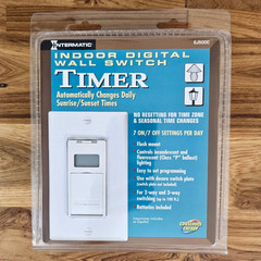 Intermatic Indoor Digital Wall Switch Timer EJ500C White Flush Mount New/Sealed