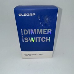 ELEGRP DM101S-WH Toggle Dimmer Switch for Dimmable LED, CFL & Incandescent GR52