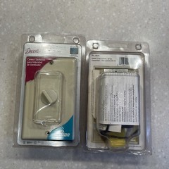 Two Pack Leviton 6619 Cream Colored – Decora Quiet Fan Speed Control – NOS