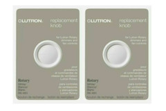 LOT OF 2 Lutron RK-WH White Rotating Dimmer Replacement Knob NEW