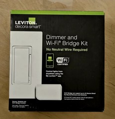 Leviton Decora Dimmer Wall Switch – White (DNKIT-1RW)