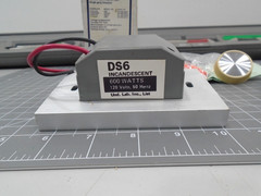 NEW Prescolite DS6-I Incandescent Dimmer Single Gang Ivory 120 Volt 600 Watt