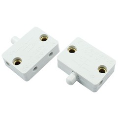 2 Pack Cabinet Door Switch Closet Wardrobe Light On Off 12V 24V 110V White