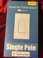 Meross Smart WI-WFI Wall Switch MSS510 Single Pole (2 Pack)