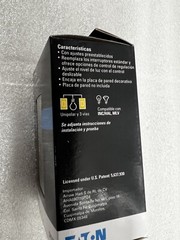 Eaton DI10P-W Decorator Slide Dimmer White Single-Pole 3-Way 1000W