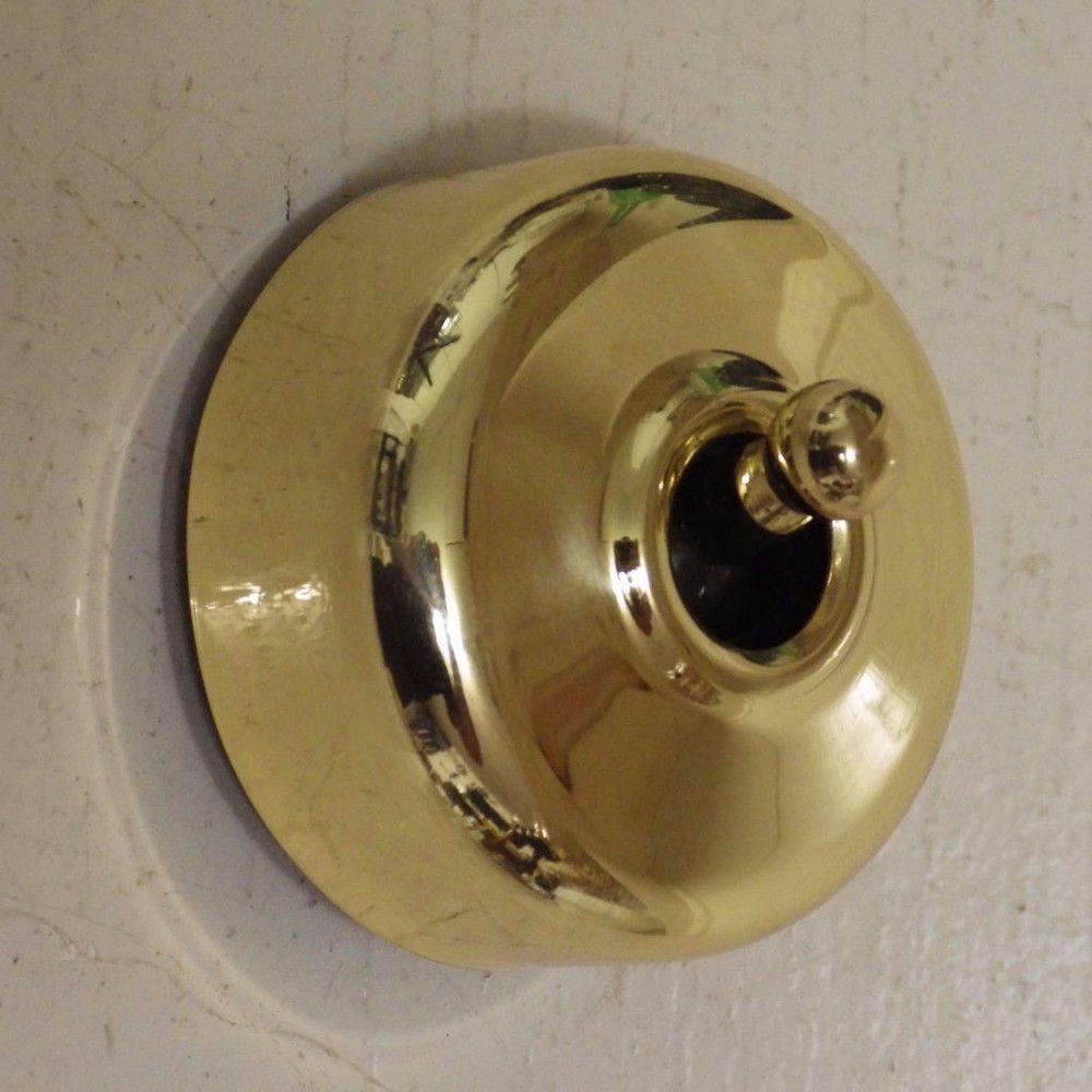 smooth Brass 55 series classic victorian style,retro deco heritage light switch