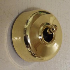 smooth Brass 55 series classic victorian style,retro deco heritage light switch