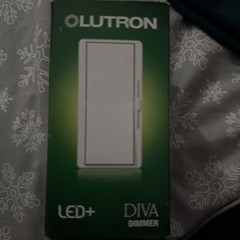 Lutron Diva LED+ Dimmer Light Switch for Dimmable LED, Halogen,