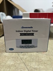 JEWENWILS Indoor Plug in Outlet Timer Digital Lamp Timer for Electrical Outlets