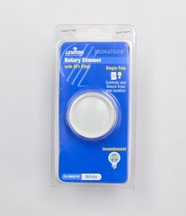 Leviton Trimatron 6602 White Rotary Dimmer Switch 600W RFI Filter Single Pole