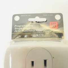 Toastmaster Single Setting Lamp, Appliance & Security Timer # 12-701 New White