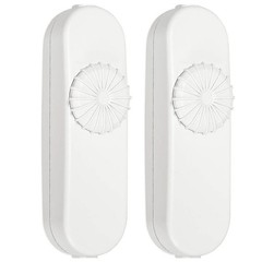 Inline Dimmer Switch, Full Range Rotary Lamp Switch fr Dimmable LED White 2 Pack