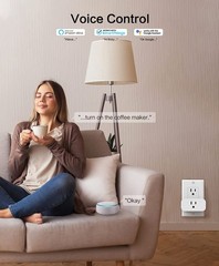 4 Pack Smart Plugs That Work with Alexa and Google Home, 7 Day Heavy Duty Pro…