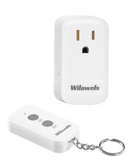 Wireless Remote Control Outlet Plug for Lamp, Light, Fan – 100ft Range, FCC