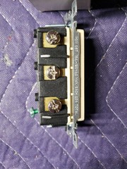 Leviton Ivory Decora Triple Rocker Wall Switch Screw and Quick Wire15A 1755-I