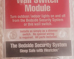 Westclox Wall Switch Module 50102 Compatible with X10 New in Package