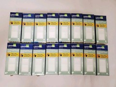*16* Leviton 15 Amp 120/277V Antimicrobial Decora Rocker Switch White (5601-2AW)