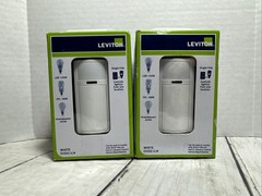 Leviton DVS02-1LW Decora Vacancy Motion Sensor In-Wall Switch 2 Pack