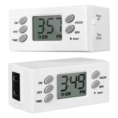 24-Hour Indoor Digital Chronologic Electrical Outlet Light Timer for Christmas D