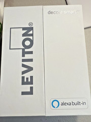 Leviton Decora Smart Voice Dimmer Switch with Amazon Alexa Wi-Fi DWVAA-1BW WHITE