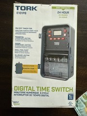 Nsi Tork Electronic Timer,24 hr,SPST E101PB Nsi Tork E101PB 786261824615