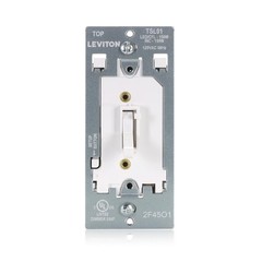 Toggle Slide LED Advanced Dimmer Switch for 150W Dimmable LED, Halogen and In…