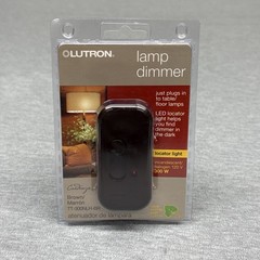 Lutron Credenza Plug In Lamp Dimmer 300 Watt Model TT-300NLH- BR Brown