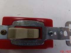 Qty=3: Pass & Seymour Ivory Double Pole Switch 20AC2-I 20A 120/277 VAC