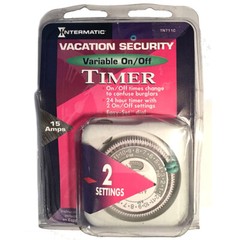 Intermatic Vacation Security Timer Variable On/Off Timer 15A TN711C Damaged Box