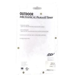 Woods Outdoor Mechanical Photocell Timer Dusk To Dawn 2 To 24 Hours