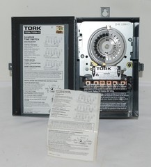 Tork 1109A0 40 Amps 120/277 Volt Indoor Programmable Mechanical Lighting Timer