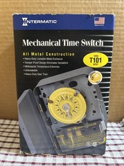 Intermatic T101 120V 40A 24-Hour SPST Indoor/Out Mechanical Time Switch