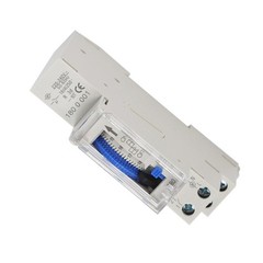 180A Timer for 24 Hour for cycle 15 Min Setting with Rail Mount Convenience