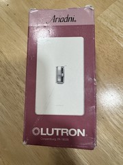 Lutron Ariadni AY-603P-WH 600W 3-Way Dimmer Switch White