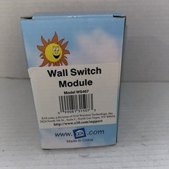 X10 WS467 White Dimmable Wall Switch Module With