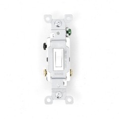 15 Amp 3 Pole 3-Way Toggle Light Switch CHOOSE COLOR (White, Ivory or Almond)