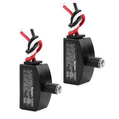 Keilton 120V AC Dusk to Dawn Photocell Light Sensor, Outdoor 2 Pack